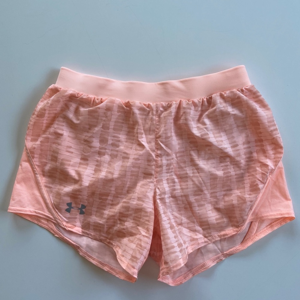 Under Armour pink running shorts XS